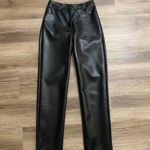 Aritzia Wilfred Vegan Leather Pants